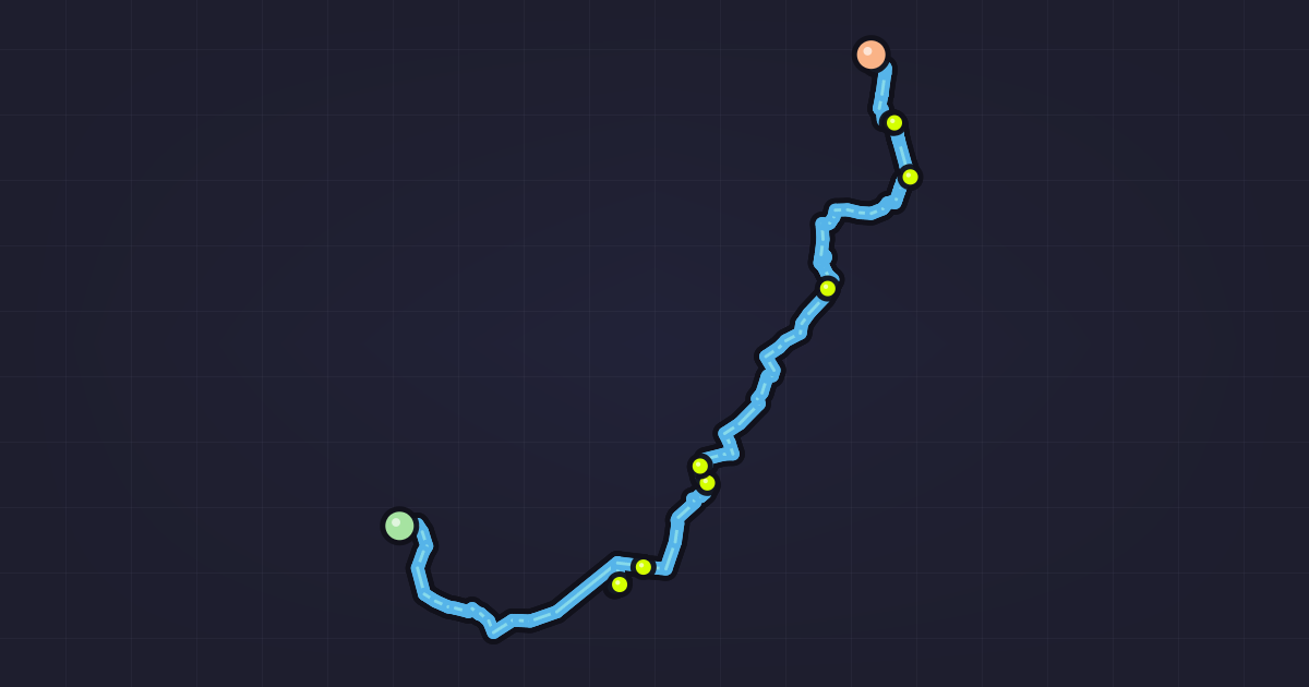 Map of cycling route vano&coffe ride (83.1 km, +540m) (Ridden)